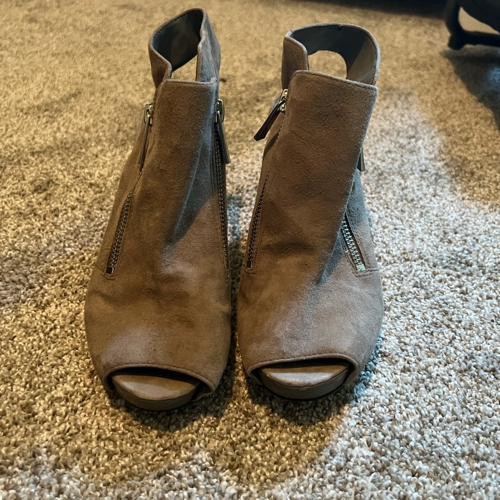 Women's Peep Toe Ankle Boots